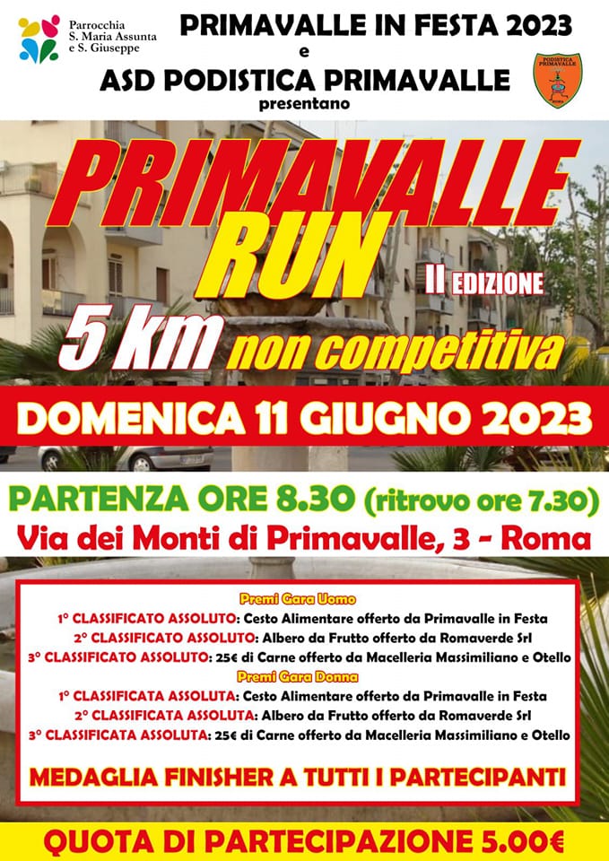 PRIMAVALLE RUN @ Roma