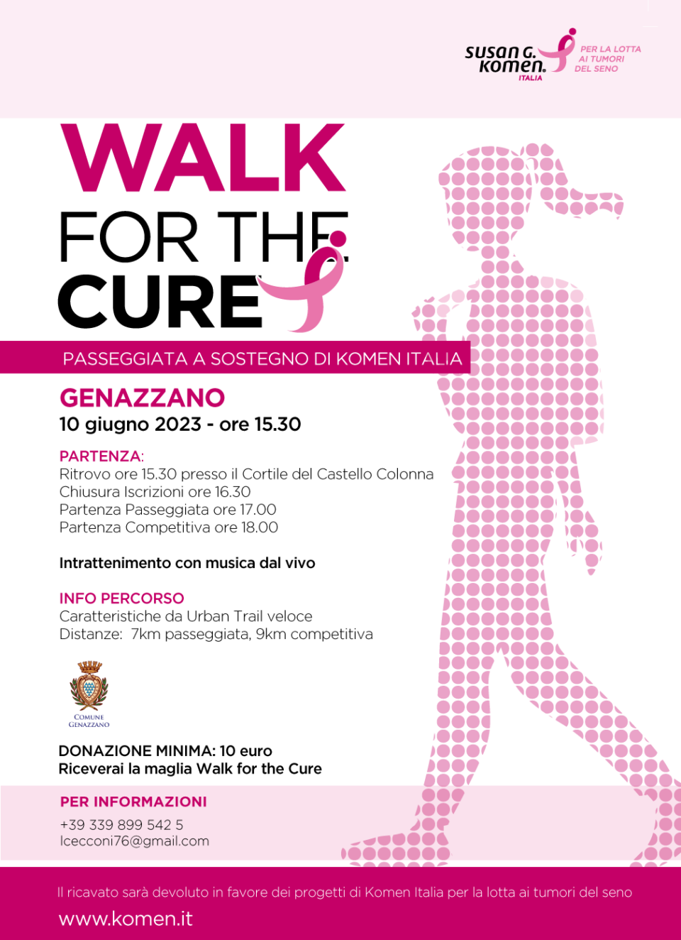 WALK FOR THE CURE @ Genazzano (RM)